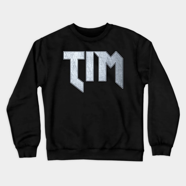 Heavy metal Tim Crewneck Sweatshirt by KubikoBakhar